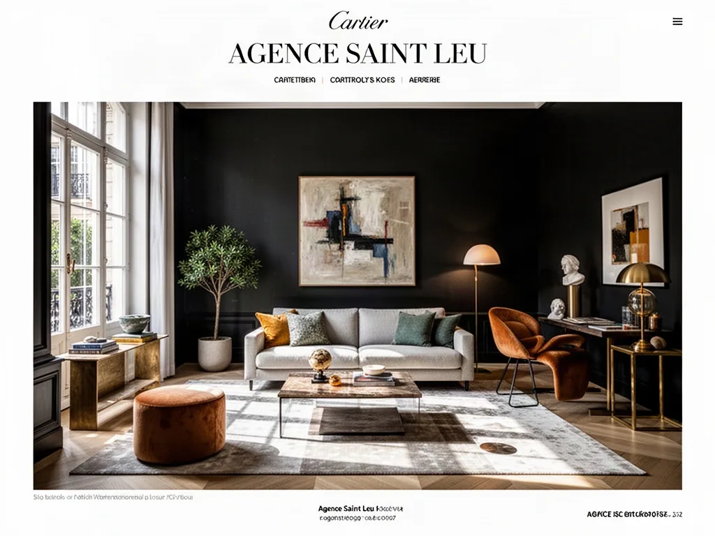 Vitrine d'une agence immobilière à Saint-Leu-la-Forêt affichant les prix du marché