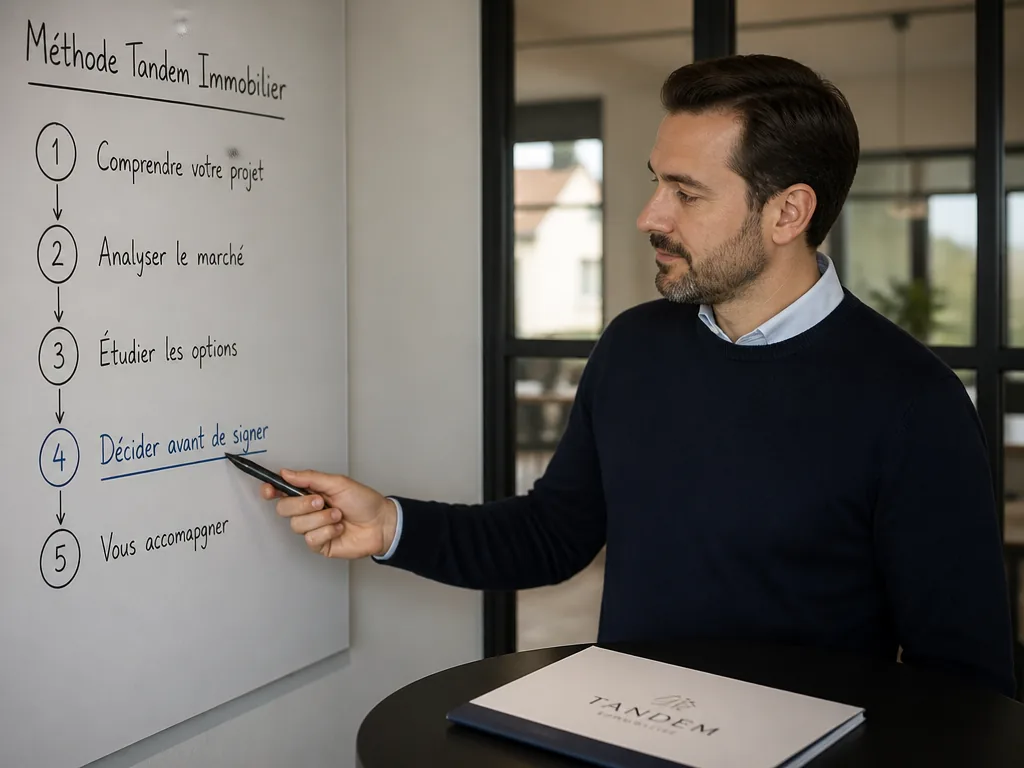 Qui sommes-nous ? La méthode Tandem Immobilier pour décider avant de signer